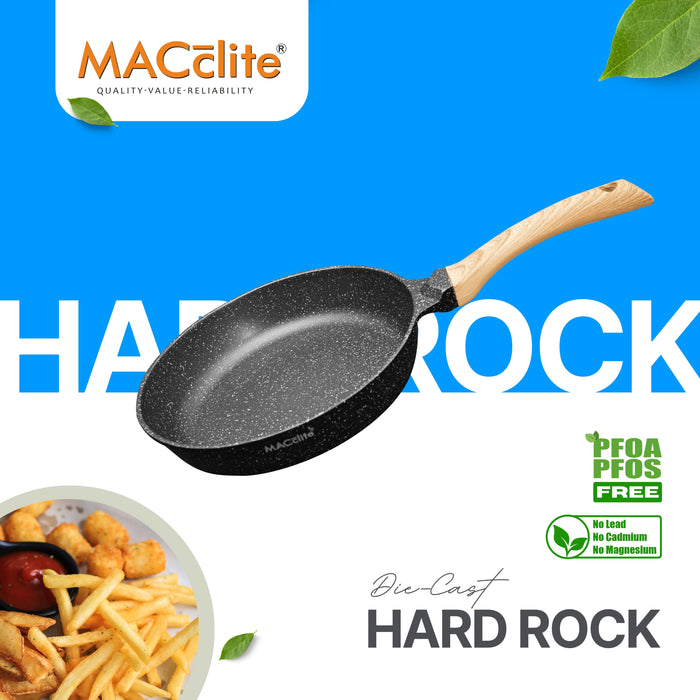 Hard Rock Die Cast Non Stick Fry Pan 24cm Dia, Induction Base