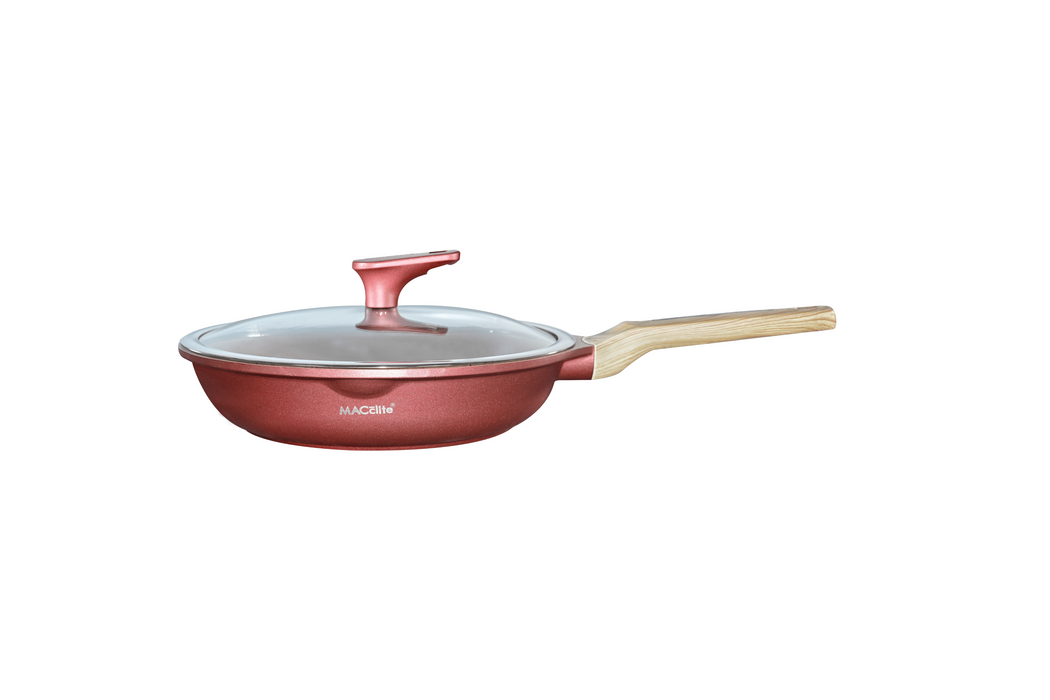 Butter Scotch Die Cast Non Stick Triumph Frying Pan with galss lid, Induction Base