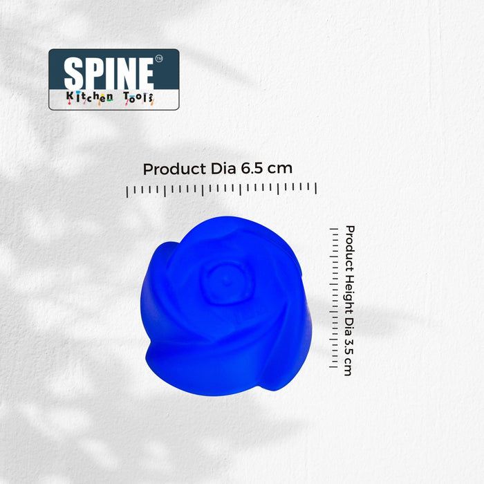SPINE Silicone Rose Muffin Mould