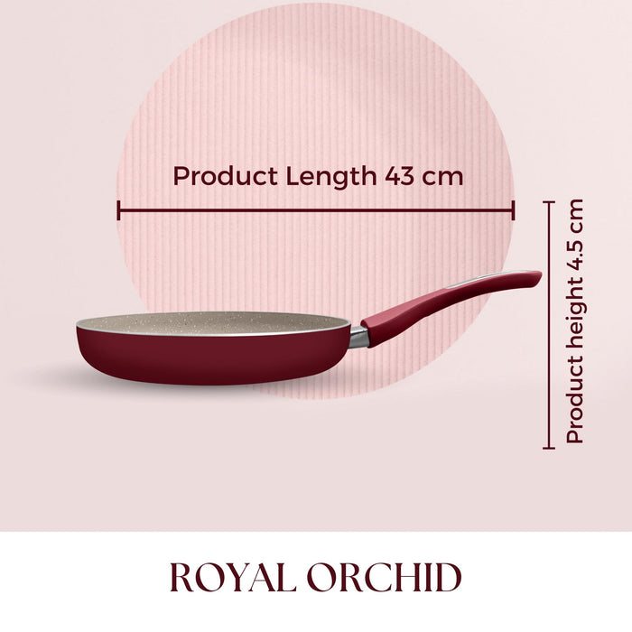 Royal Orchid Non Stick MYK, Set of 4 Pieces, Induction Base