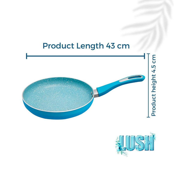 Lush Non Stick Frying Pan, 24cm Dia, 1.8 Liters, Induction Base
