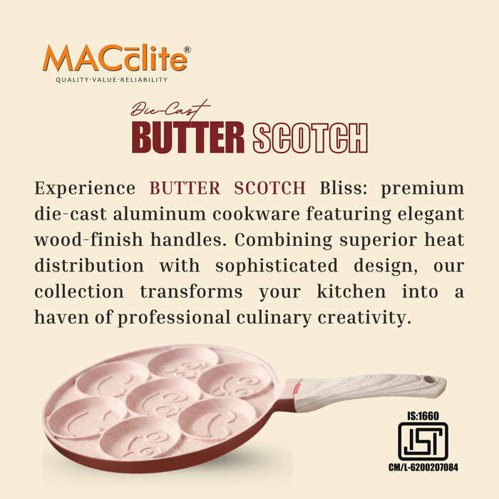 Butter Scotch Die Cast Non Stick  (Triumph series) Tawa 7 cavity, Induction Base