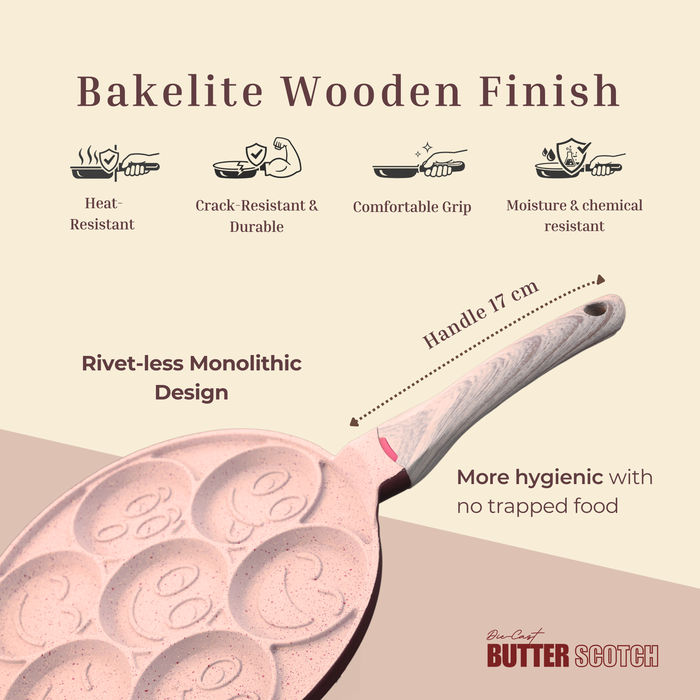 Butter Scotch Die Cast Non Stick  (Triumph series) Tawa 7 cavity, Induction Base