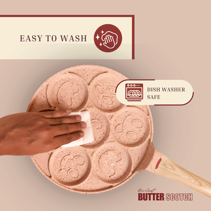 Butter Scotch Die Cast Non Stick  (Triumph series) Tawa 7 cavity, Induction Base