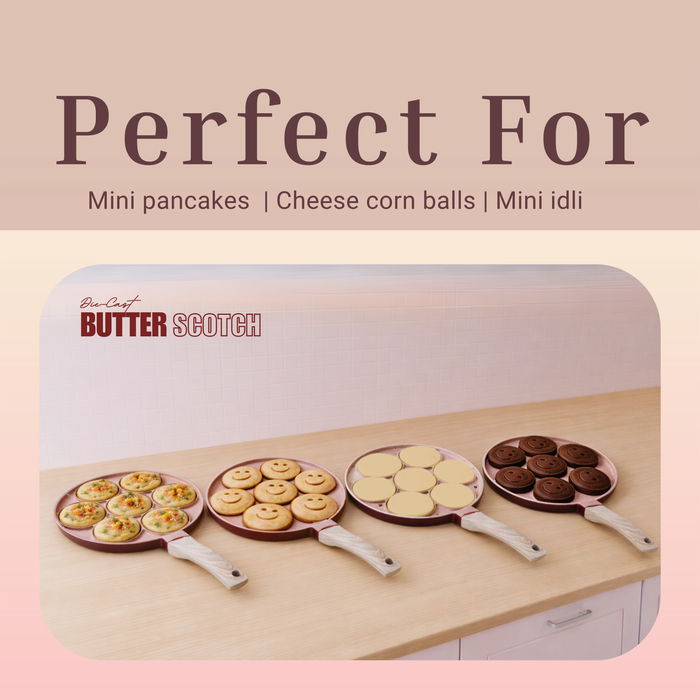 Butter Scotch Die Cast Non Stick  (Triumph series) Tawa 7 cavity, Induction Base
