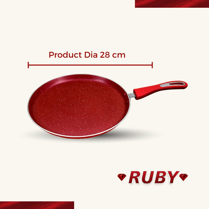 Ruby Non Stick MYK, Set of 4 Pieces, Induction Base