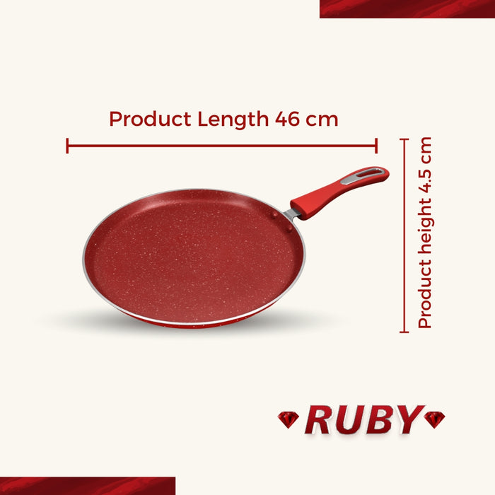 Ruby Non Stick Twin Pack, Set of 2 Pieces, Induction Base
