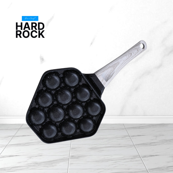 Hard Rock Die Cast Non Stick (Triumph series) Texa Appe / Muffin Pan 12 Cavity,  Induction Base