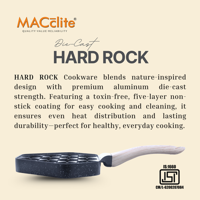 Hard Rock Die Cast Non Stick (Triumph series) Texa Appe / Muffin Pan 12 Cavity