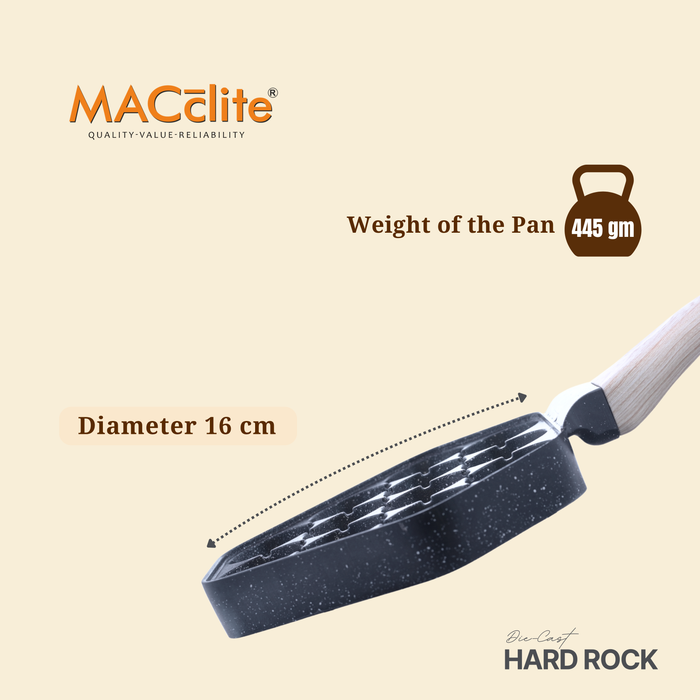 Hard Rock Die Cast Non Stick (Triumph series) Texa Appe / Muffin Pan 12 Cavity