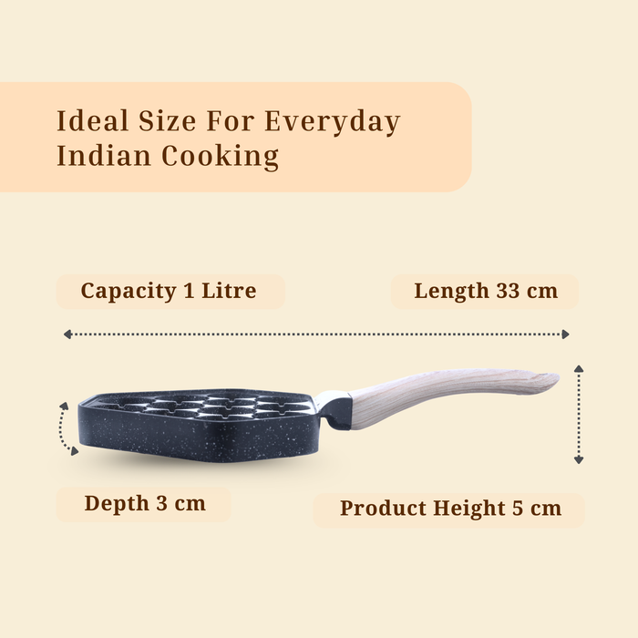Hard Rock Die Cast Non Stick (Triumph series) Texa Appe / Muffin Pan 12 Cavity