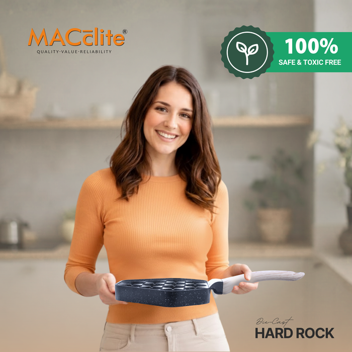 Hard Rock Die Cast Non Stick (Triumph series) Texa Appe / Muffin Pan 12 Cavity