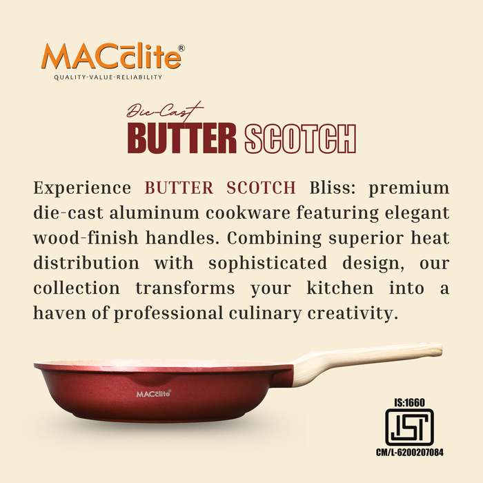 Butter Scotch Die Cast Non Stick Triumph Frying Pan, Induction Base