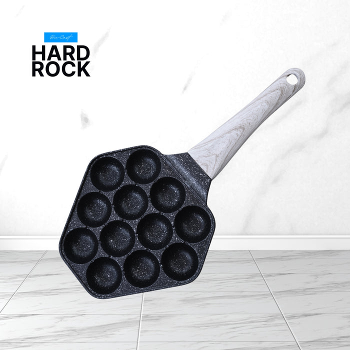 Hard Rock Die Cast Non Stick (Triumph series) Texa Appe / Muffin Pan 12 Cavity,  Induction Base