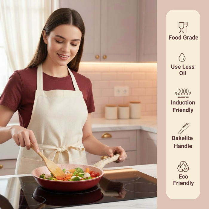 Butter Scotch Die Cast Non Stick Triumph Frying Pan, Induction Base