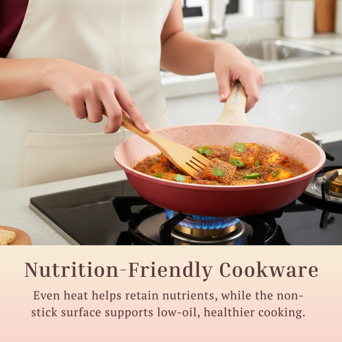 Butter Scotch Die Cast Non Stick Triumph Frying Pan, Induction Base