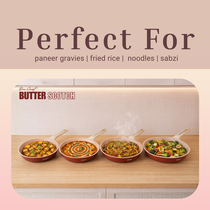 Butter Scotch Die Cast Non Stick Triumph Frying Pan, Induction Base