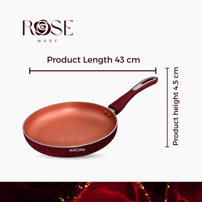 Rosemary Non Stick Frying Pan, 24cm Dia, 1.8 Liters, Induction Base