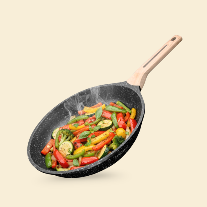 Hard Rock Die Cast Non Stick Triumph Fry Pan, Induction Base