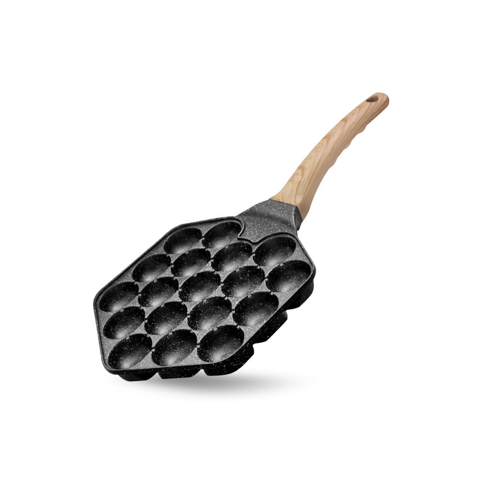 Hard Rock Die Cast Non Stick  (Triumph series) Hexa Appe/Muffin Pan 18 cavity, Induction Base