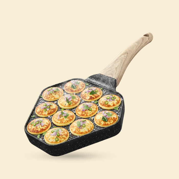 Hard Rock Die Cast Non Stick (Triumph series) Texa Appe / Muffin Pan 12 Cavity