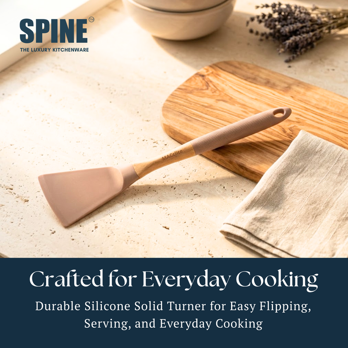 Butter Scotch Silicone Wooden Turner