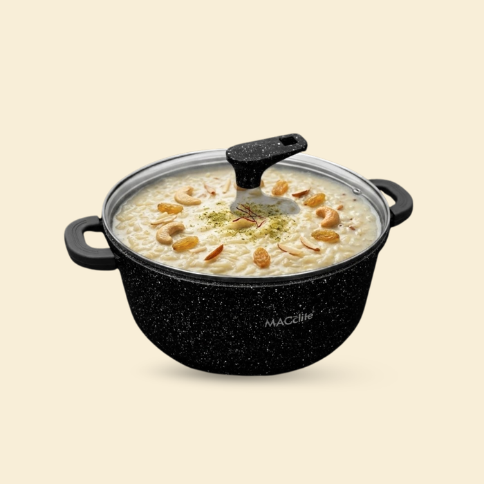 Hard Rock Die Cast Non Stick Sumo Casserole, Induction Base