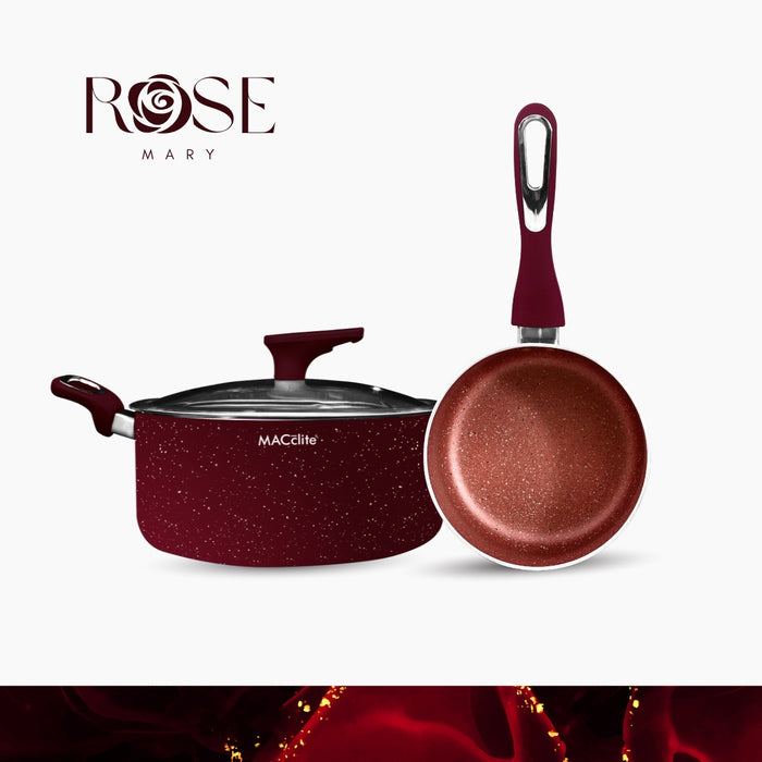 Rosemary Non Stick Sauce Set, Set of 3 Pieces, Induction Base