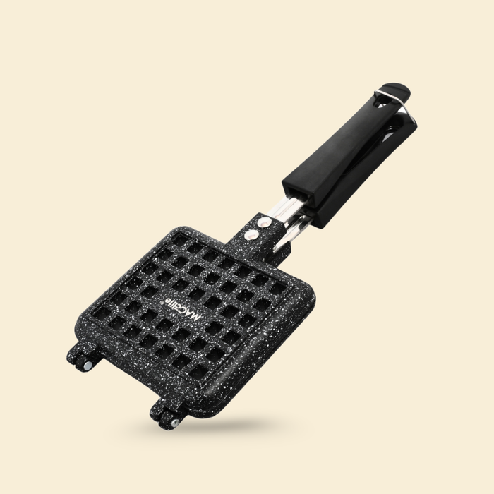 Hard Rock Non-Stick Die-Cast Big Waffle Maker Non-Stick Performance for Perfect, Fluffy Waffles