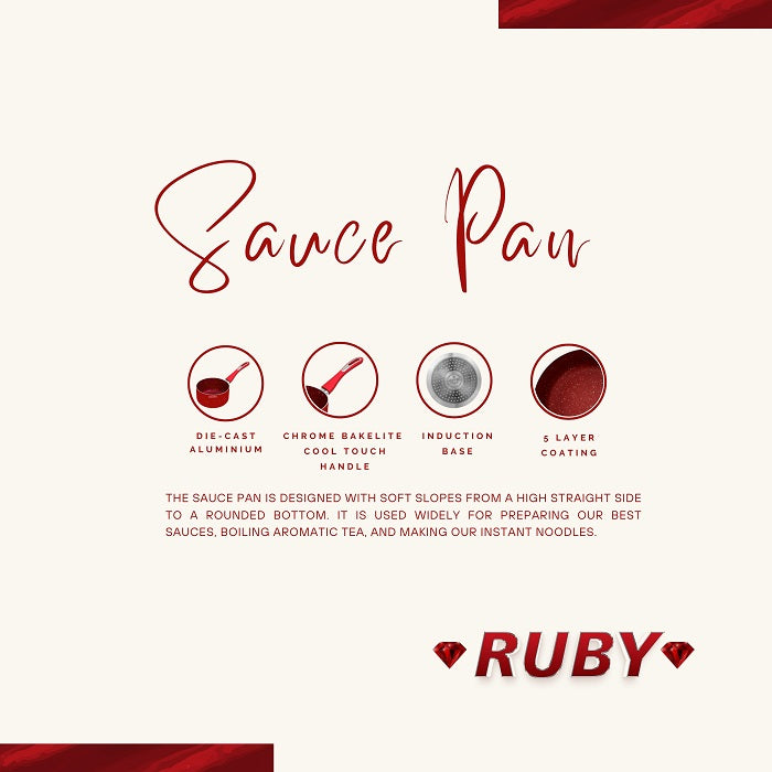 Sauce Pan  Ruby Cookware