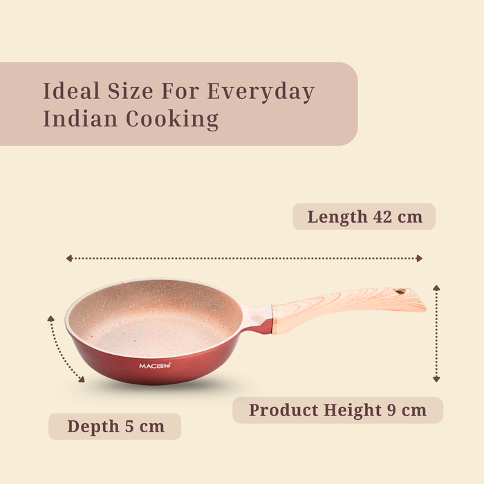 Butter Scotch Die Cast Non Stick Fry Pan, Induction Base