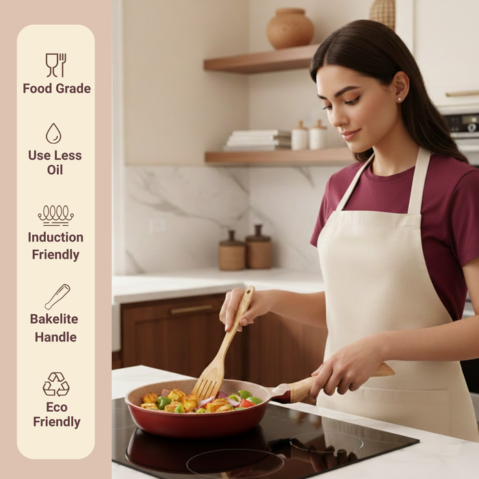 Butter Scotch Die Cast Non Stick Fry Pan, Induction Base