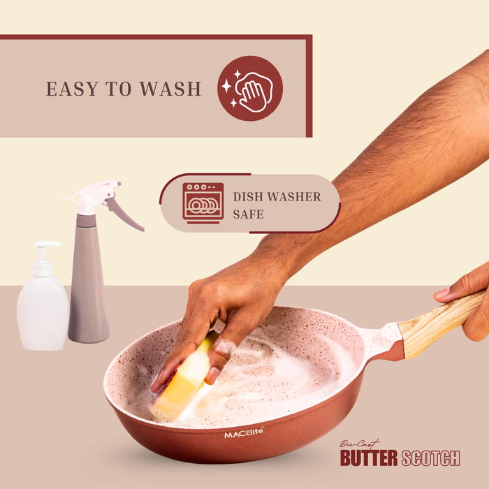 Butter Scotch Die Cast Non Stick Fry Pan, Induction Base