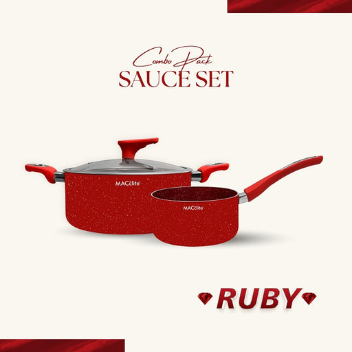 Sauce Pan Set Ruby Cookware