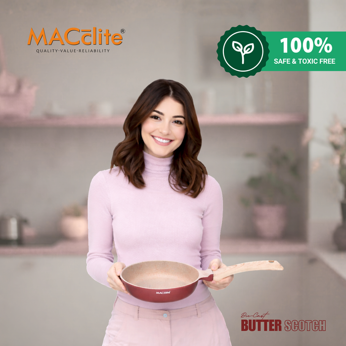 Butter Scotch Die Cast Non Stick Fry Pan, Induction Base