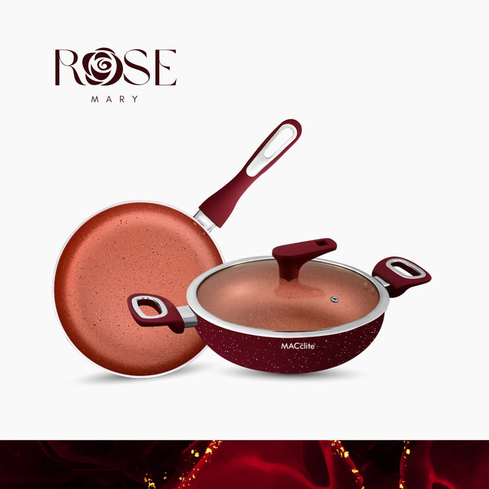 Rosemary Non Stick Start Up Kit, Set of 3 Pieces, Induction Base