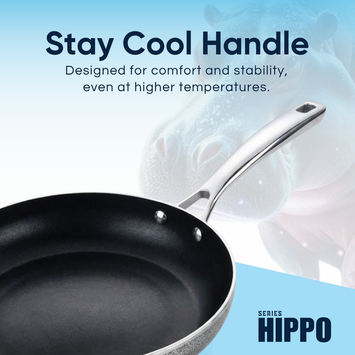 HIPPO Reinforced Ceramic Non Stick Frying Pan 24 cm