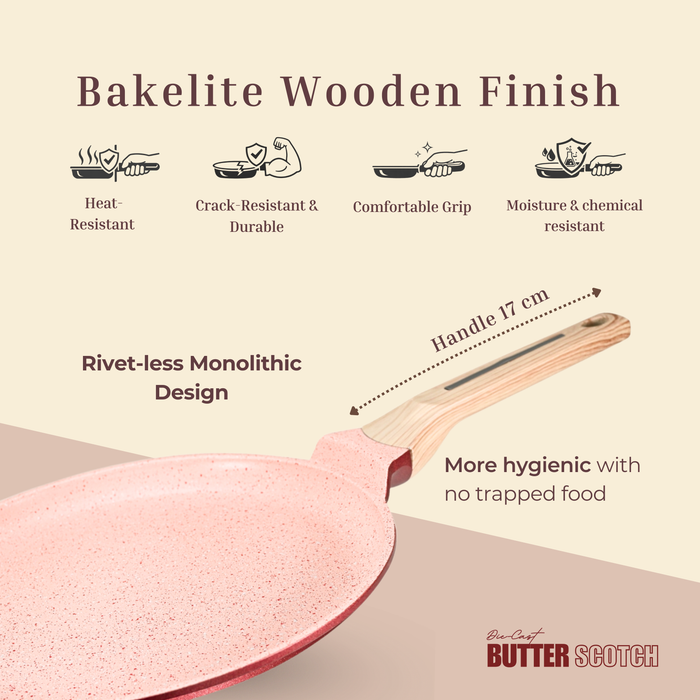 Butter Scotch Die Cast Non Stick Triumph Tawa, Induction Base