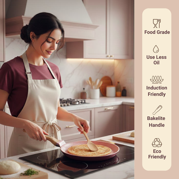 Butter Scotch Die Cast Non Stick Triumph Tawa, Induction Base