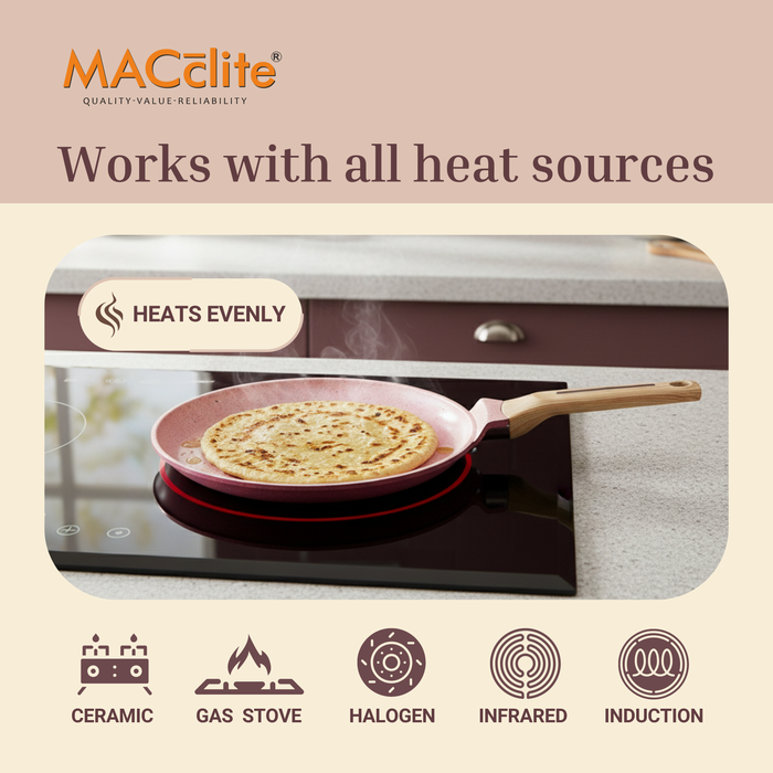 Butter Scotch Die Cast Non Stick Triumph Tawa, Induction Base