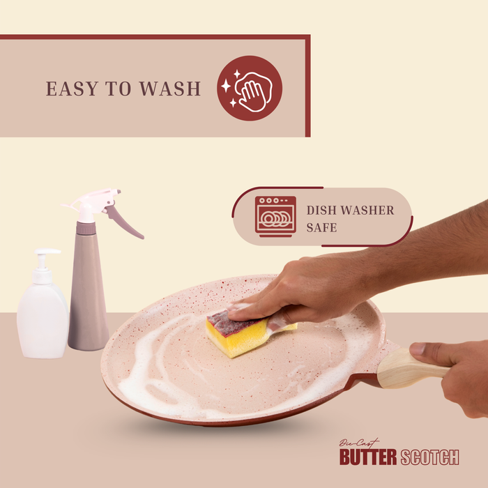 Butter Scotch Die Cast Non Stick Triumph Tawa, Induction Base