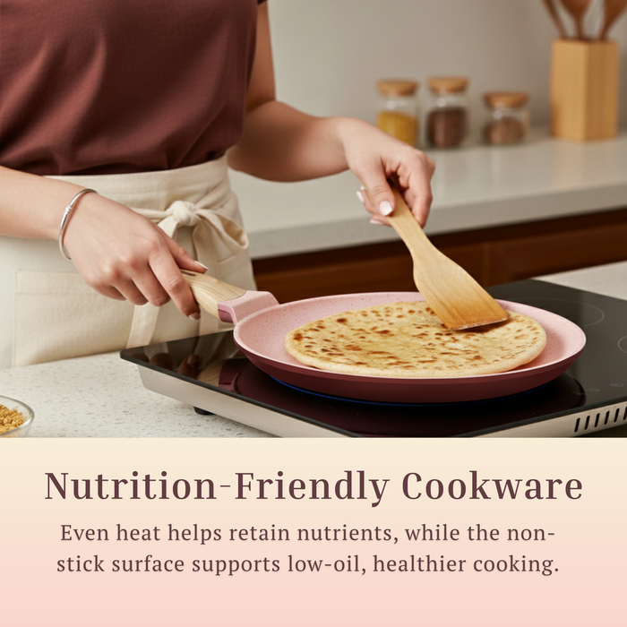 Butter Scotch Die Cast Non Stick Triumph Tawa, Induction Base