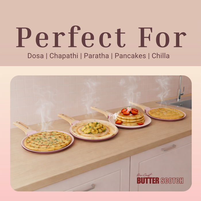 Butter Scotch Die Cast Non Stick Triumph Tawa, Induction Base