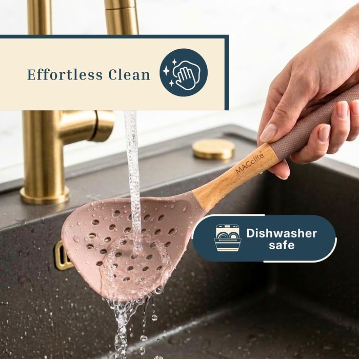 Butter Scotch Silicone Wooden Skimmer
