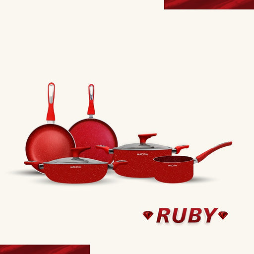 Ruby Non-stick Cookware Set