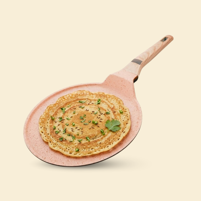 Butter Scotch Die Cast Non Stick Triumph Flat Tawa 28cm Dia, Induction Base