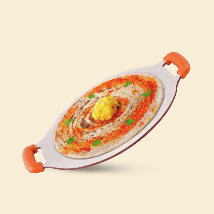 Butter Scotch Die Cast Non Stick Triumph Concave Tawa 30 cm Dia, Induction Base