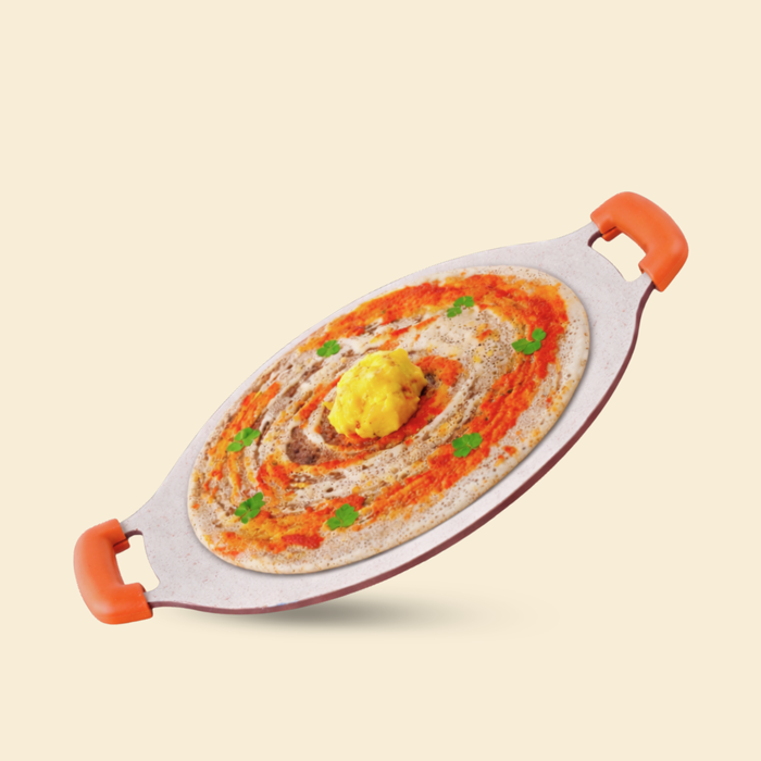 Butter Scotch Die Cast Non Stick Triumph Concave Tawa 30 cm Dia, Induction Base