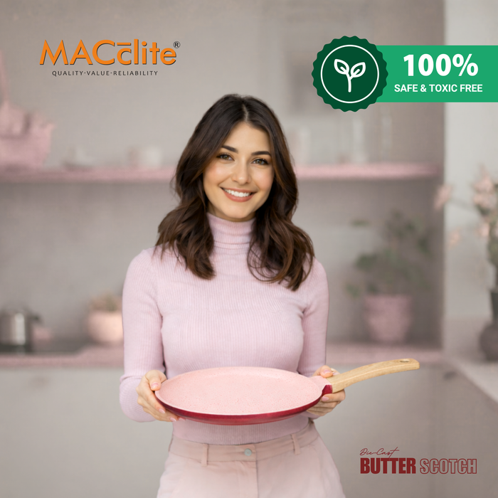 Butter Scotch Die Cast Non Stick Triumph Tawa, Induction Base