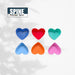 Silicone Heart Muffin Mould Set Of 6Pc